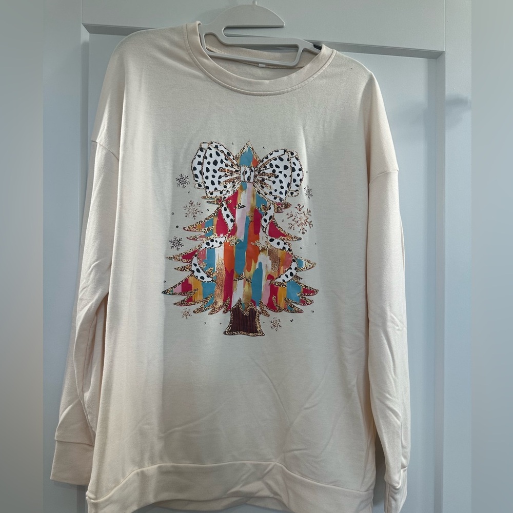 Colorful Christmas Tree Sweatshirt
